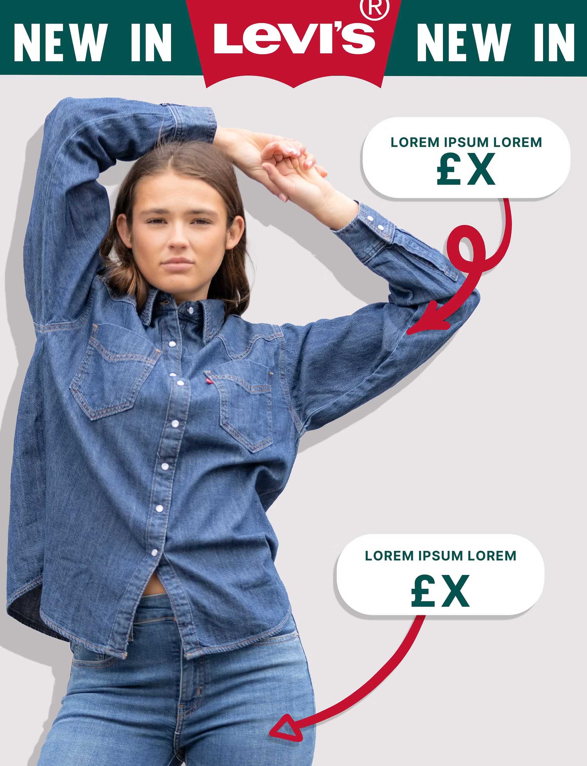 Fashion brand banner design